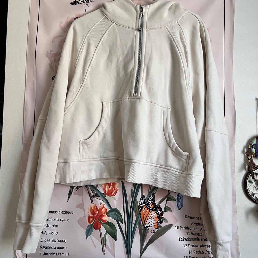 Lululemon Scuba Quarter Zip Crop
